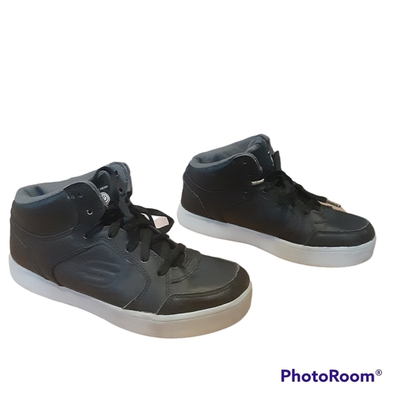 Skechers Energy Lights High Top Sneakers,5.5 Big Kids/Youth